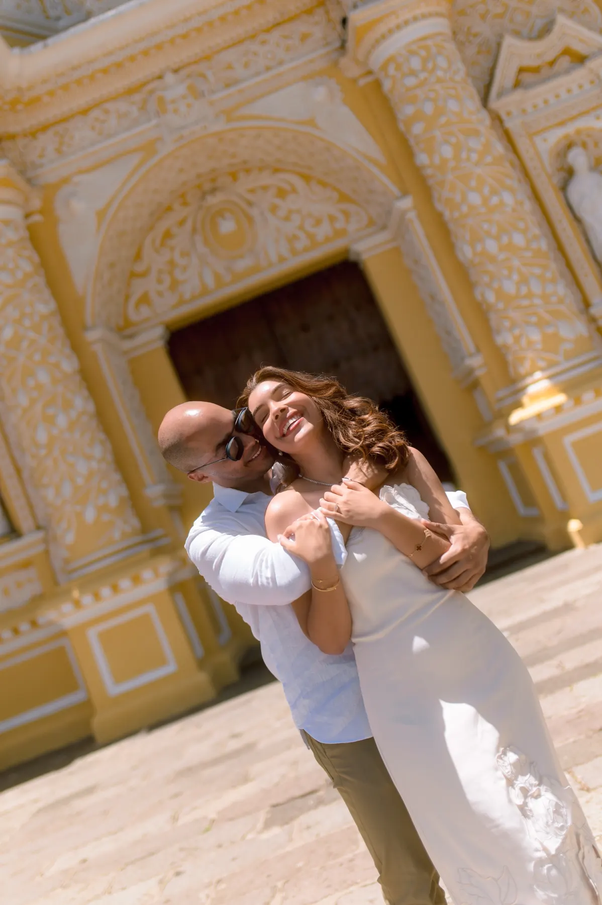 Sarah y Arturo en Antigua Guatemala